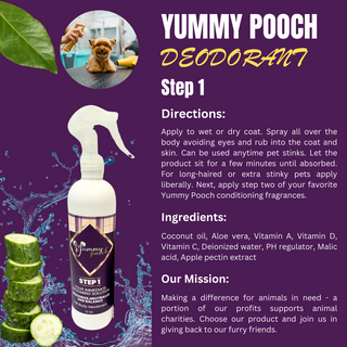 Yummy Pooch Dog Deodorant Hypoallergenic (No Scent)