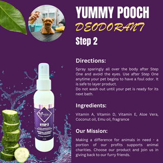 Yummy Pooch Dog Deodorant Bear (Mountain Spring Fresh Scent)